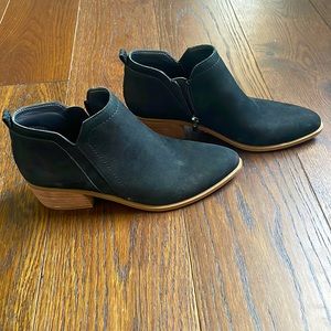 Black Suede Booties